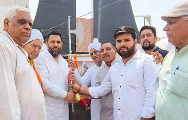 सोनीपत:भगवान परशुराम सत्य, धर्म, न्याय, संघर्ष और तप के प्रतीक: निखिल मदान