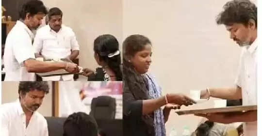 टीवीके नेता विजय ने करूर हादसे के पीड़ित परिजनों से की मुलाकात,हर संभव मदद का दिया भरोसा