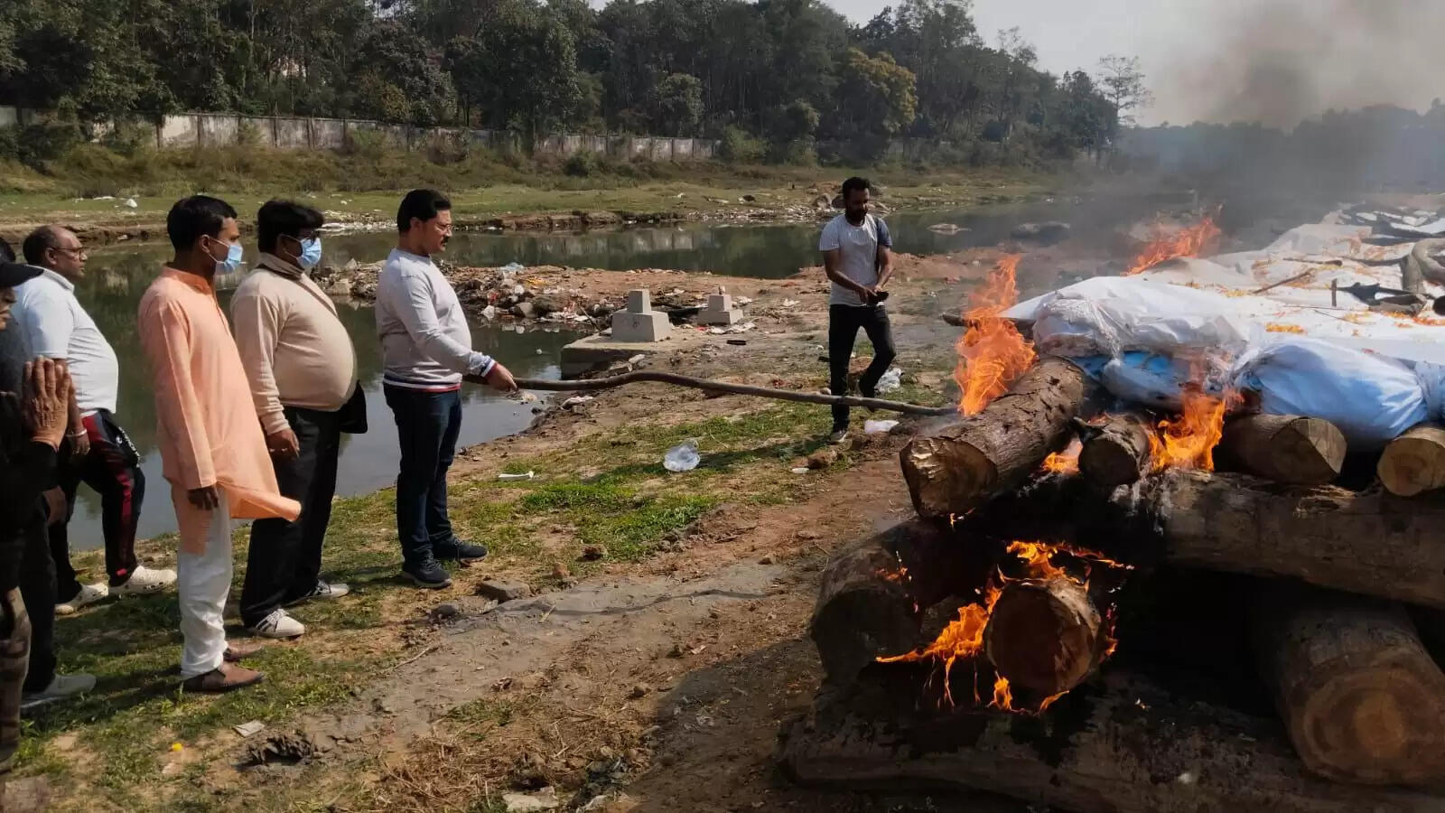 रांची में मुक्ति संस्था ने 34 शवों का किया अंतिम संस्कार