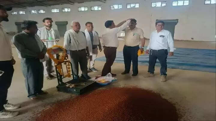 मप्र में पहली बार समर्थन मूल्य पर तुअर खरीदी, कृषक निमेष से खरीदी गई पहली तुअर