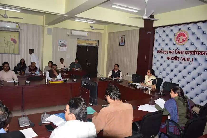 मंदसौरः मॉडल रोड को लेकर कलेक्टर के सख्त निर्देश, कहा- सिर्फ डामर करना मॉडल नहीं होता