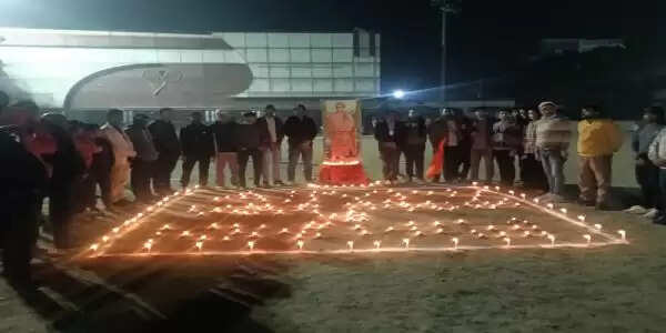 अभाविप ने किया दीपोत्सव कार्यक्रम का आयोजन