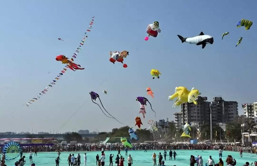 सूरत रिवरफ्रंट पर 10 जनवरी को इंटरनेशनल काइट फेस्टिवल, देश-विदेश के 94 पतंगबाज लेंगे भाग
