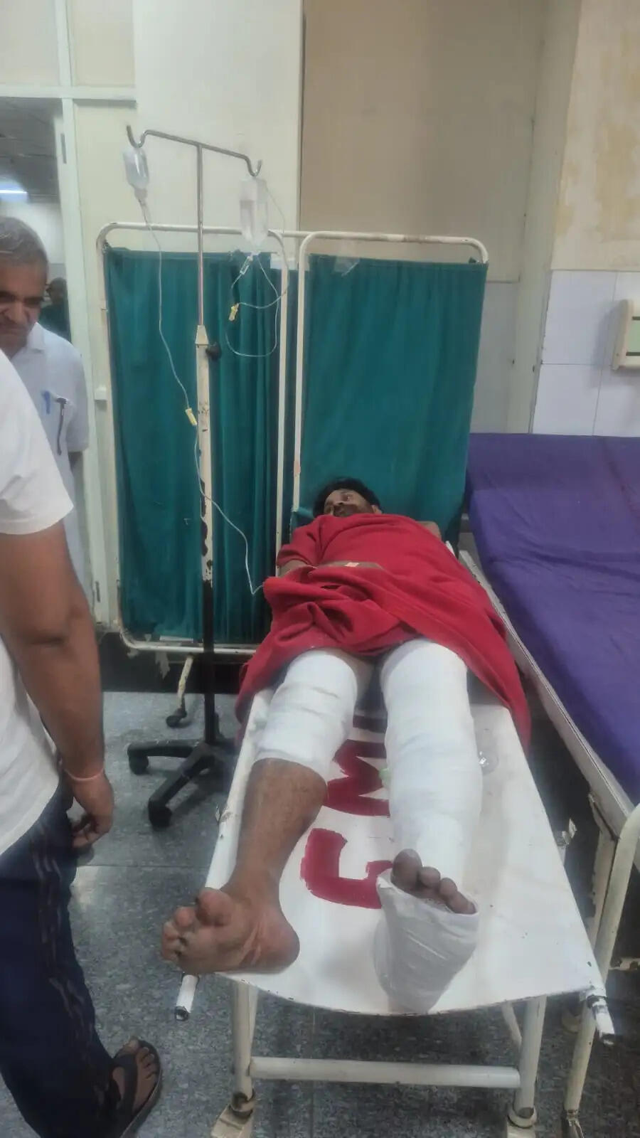नूंह पुलिस ने मुठभेड़ के बाद गो तस्कर दबोचा,एंबुलेंस में कर रहे थे तस्करी