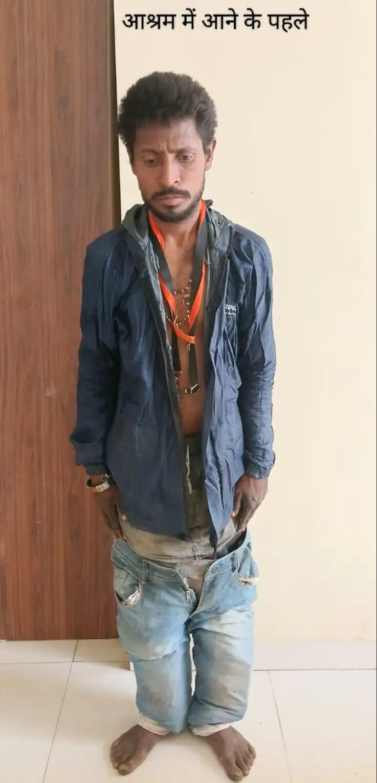 एक और असहाय व्यक्ति लाया गया अपना घर आश्रम