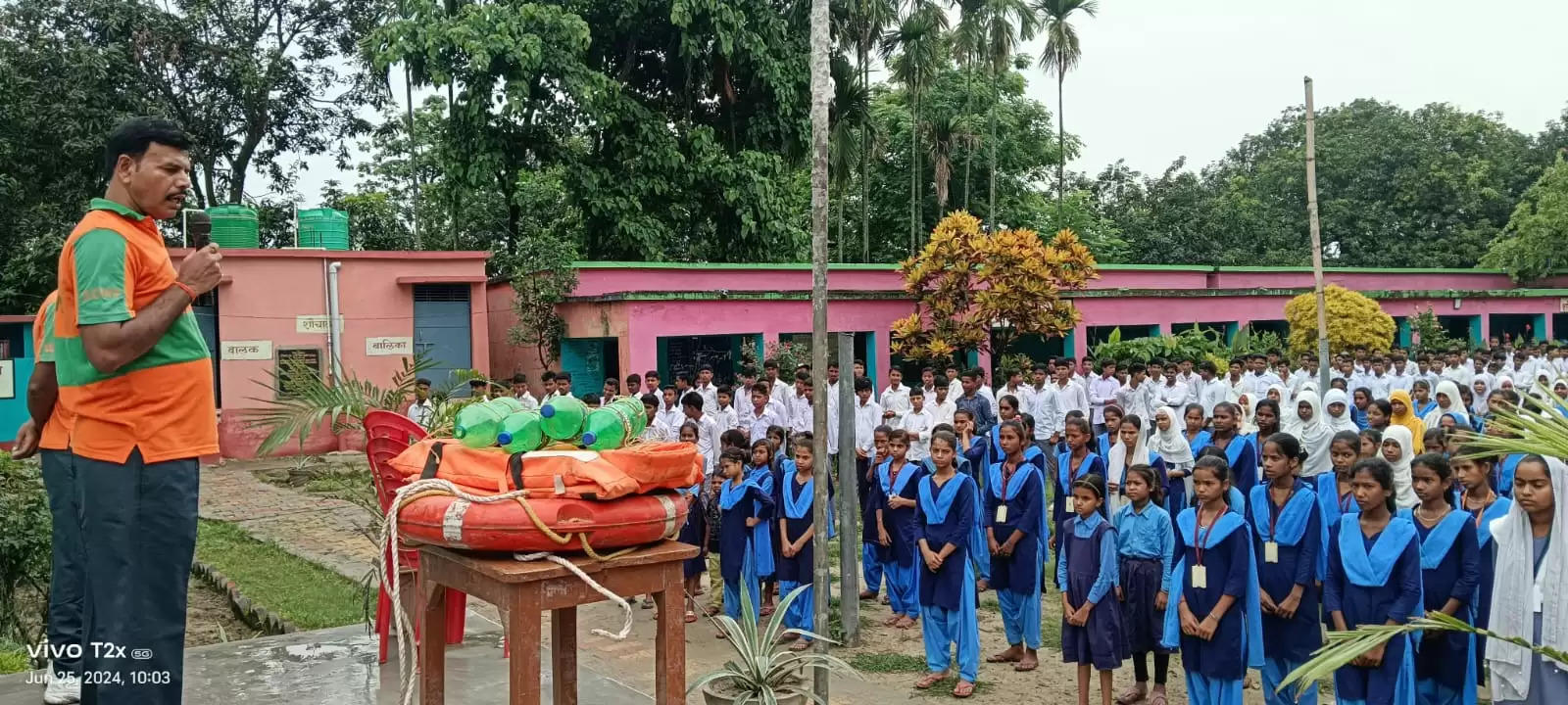 बाढ़ सुरक्षा के लिए जन जागरूकता एवं मॉक ड्रिल का आयोजन