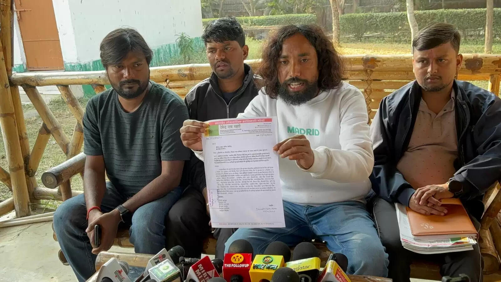 नियोजन नीति की मांग को लेकर जेएलकेएम की पदयात्रा चार से