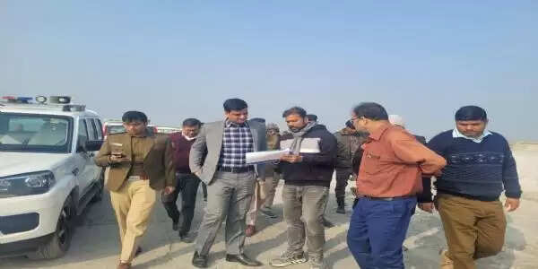 रामसर स्थल गोगाबिल झील की सुरक्षा व्यवस्था का प्रशासन ने लिया जायजा