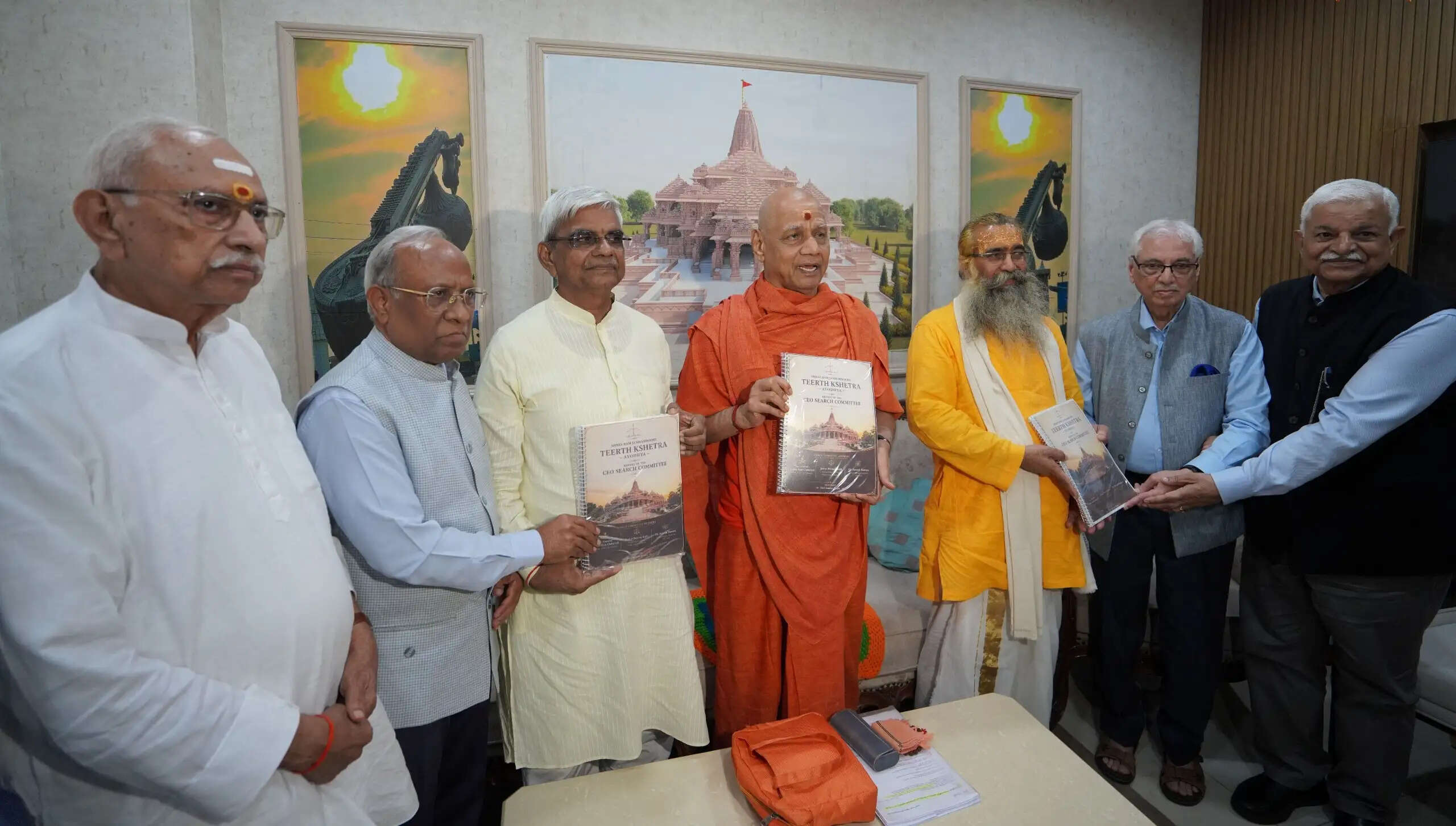 श्रीराम जन्मभूमि तीर्थ क्षेत्र के सीईओ चयन के लिए सर्च कमेटी ने सौंपी अंतिम रिपोर्ट, तीन नामों का पैनल न्यास को दिया