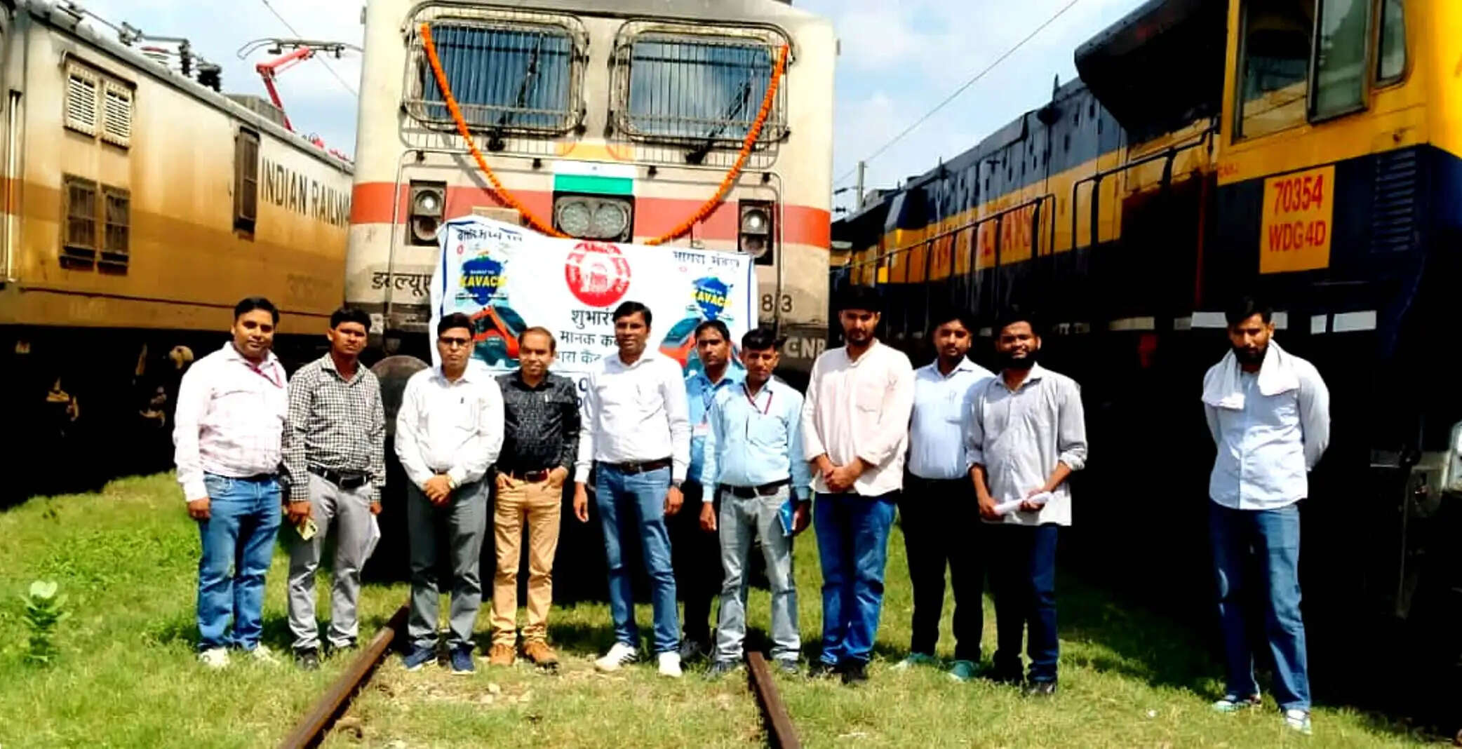 आगरा कैंट–धौलपुर रेलखंड में मानक कवच की सफल कमीशनिंग