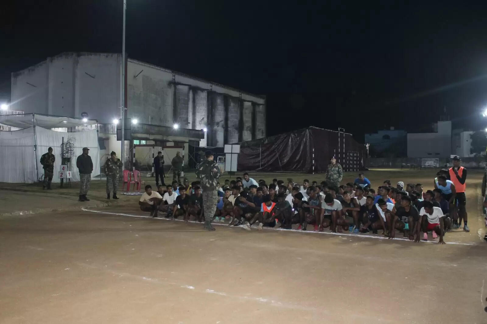 सेना भर्ती के लिए युवाओं में भारी उत्साह, पहले दिन 412 युवाओं की उपस्थिति