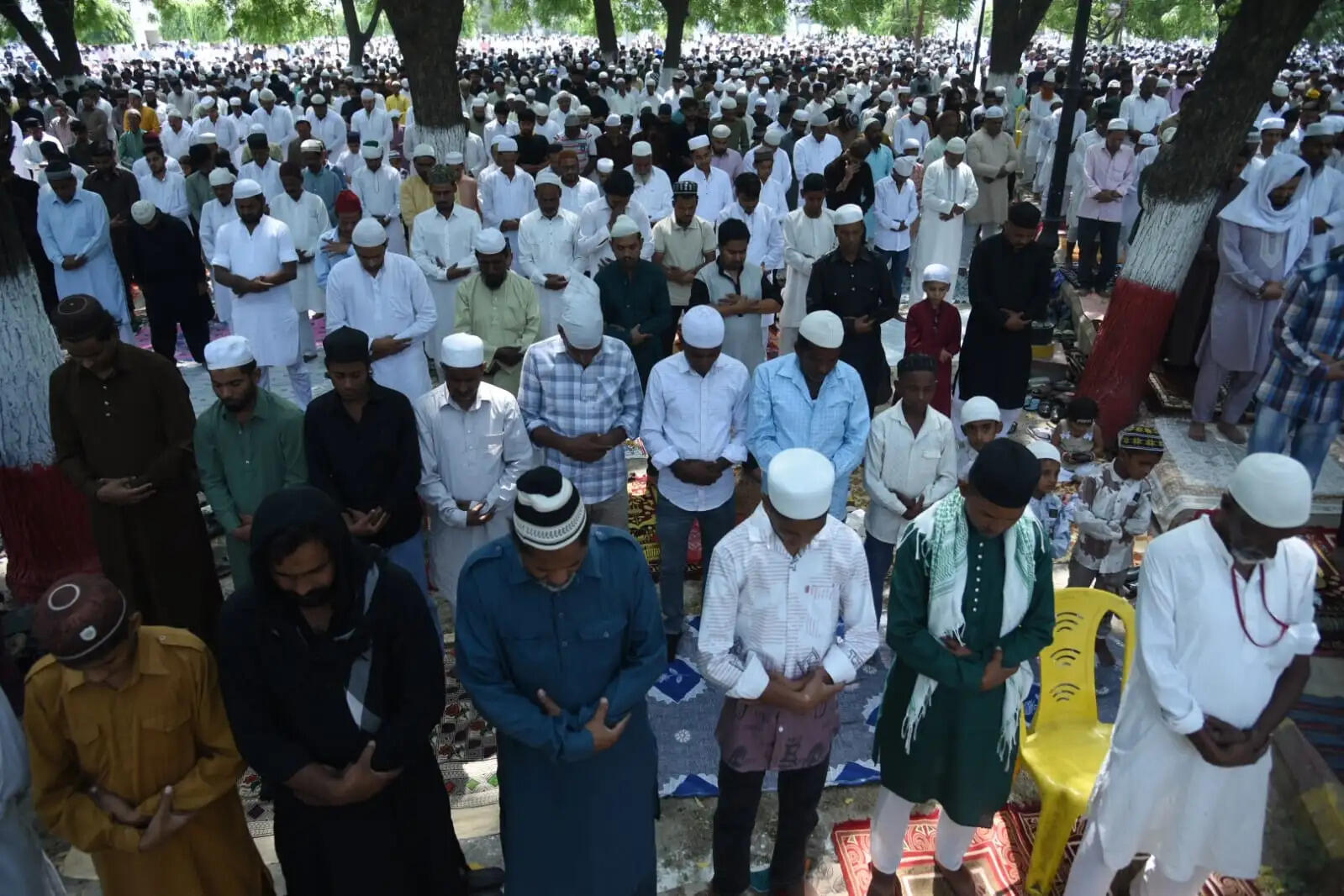 (लीड) उप्र में हर्षोल्लास से मनी बकरीद, मुस्लिम समाज ने की गौ माता को राष्ट्रीय पशु घोषित करने की मांग