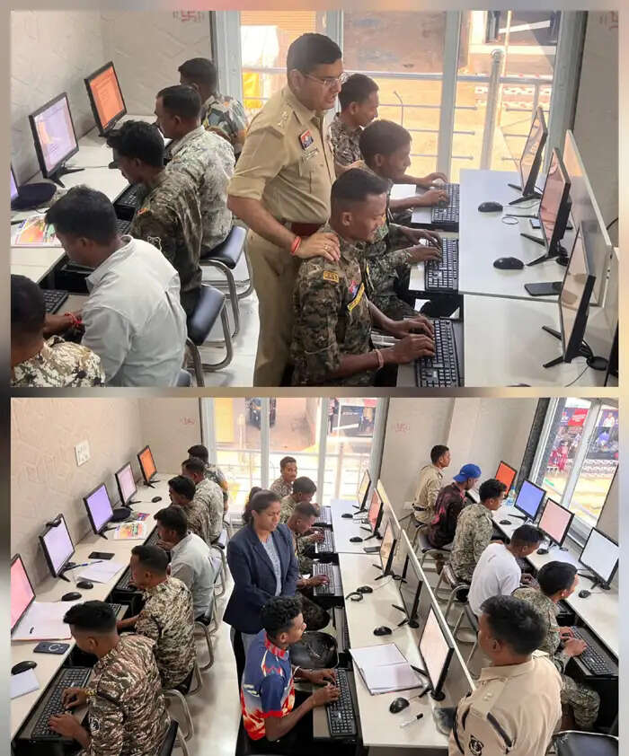 सुकमा पुलिस के 50 जवानों को दिया जा रहा कंप्यूटर दक्षता का प्रशिक्षण