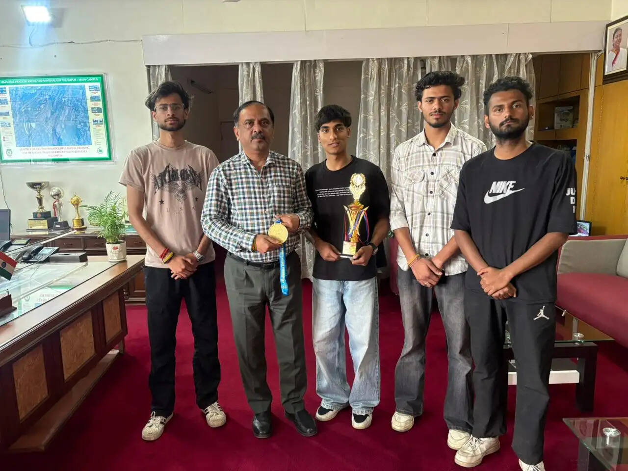 कृषि विश्वविद्यालय के छात्र रोहन ने राष्ट्रीय बॉडीलिफ्टिंग चैंपियनशिप में जीता स्वर्ण पदक