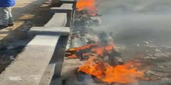 रांची में पुंदाग आईआईएम पुल के पास 33 केवी केबल में लगी आग, कई इलाकों में बिजली आपूर्ति बाधित