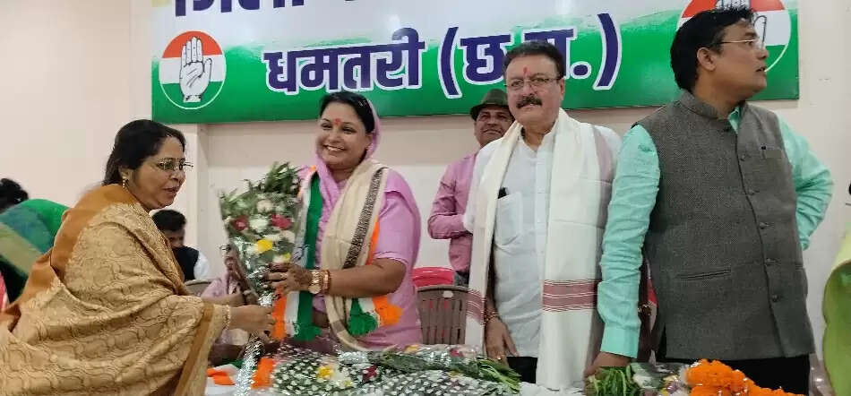 जिले के तीनों विधानसभा में लहराएंगे कांग्रेस का परचम : तारिणी नीलम चंद्राकर