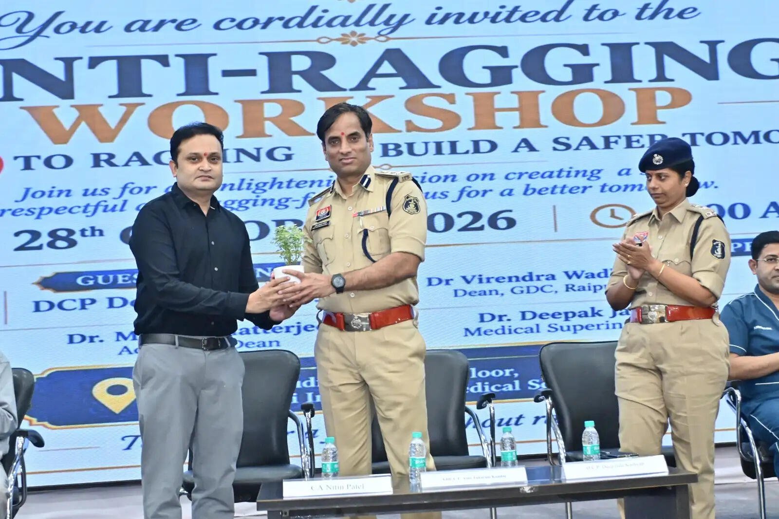 रायपुर में एंटी रैगिंग कार्यशाला आयोजित, विद्यार्थियों को दी गई कानूनी प्रावधानों की जानकारी