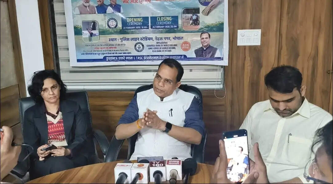 भोपाल में अनूठा खेल महोत्सव: 100 घंटे लगातार क्रिकेट खेलेंगे दिव्यांगजन, ‘नॉट आउट@100’ का आगाज़ 22 फरवरी से