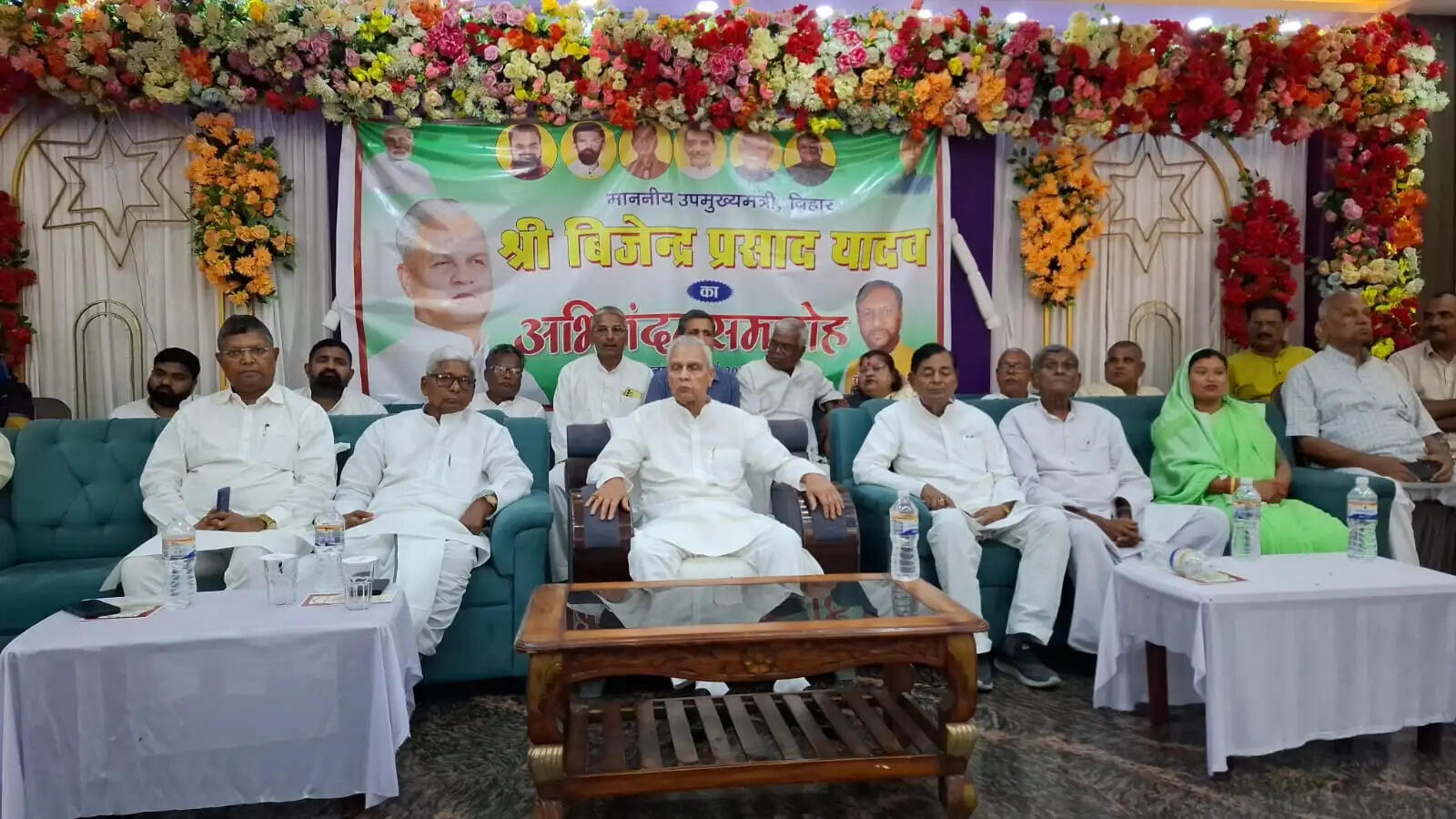 सुपौल में उपमुख्यमंत्री बिजेन्द्र प्रसाद यादव का अभिनंदन, एनडीए कार्यकर्ताओं में भारी उत्साह