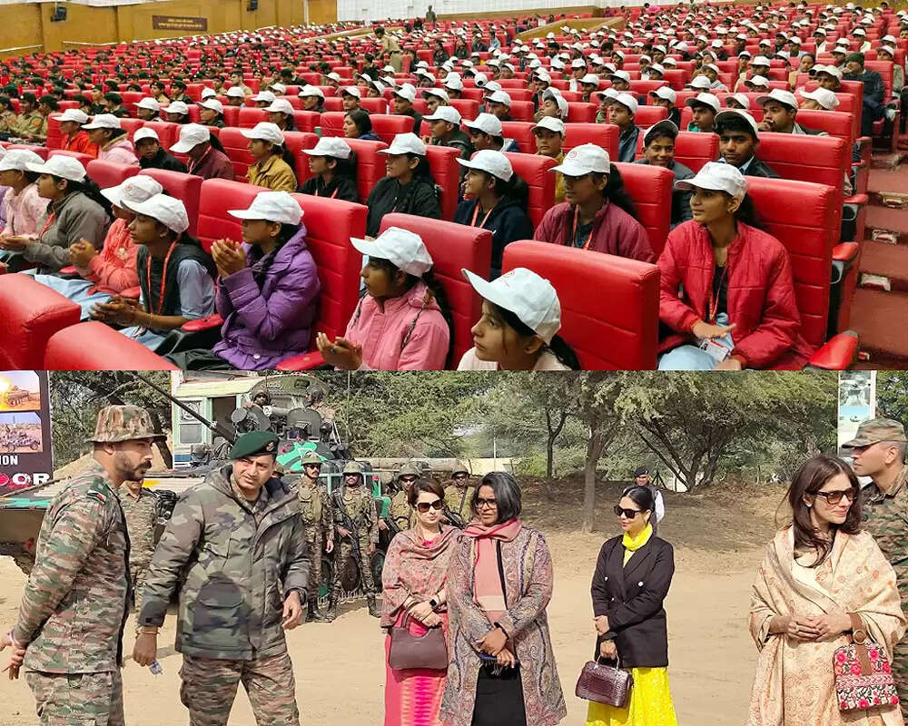 बीकानेर में सेना–सिविल इन्फ्यूजन का नवाचार, बेटियों ने जानी सेना की भूमिका