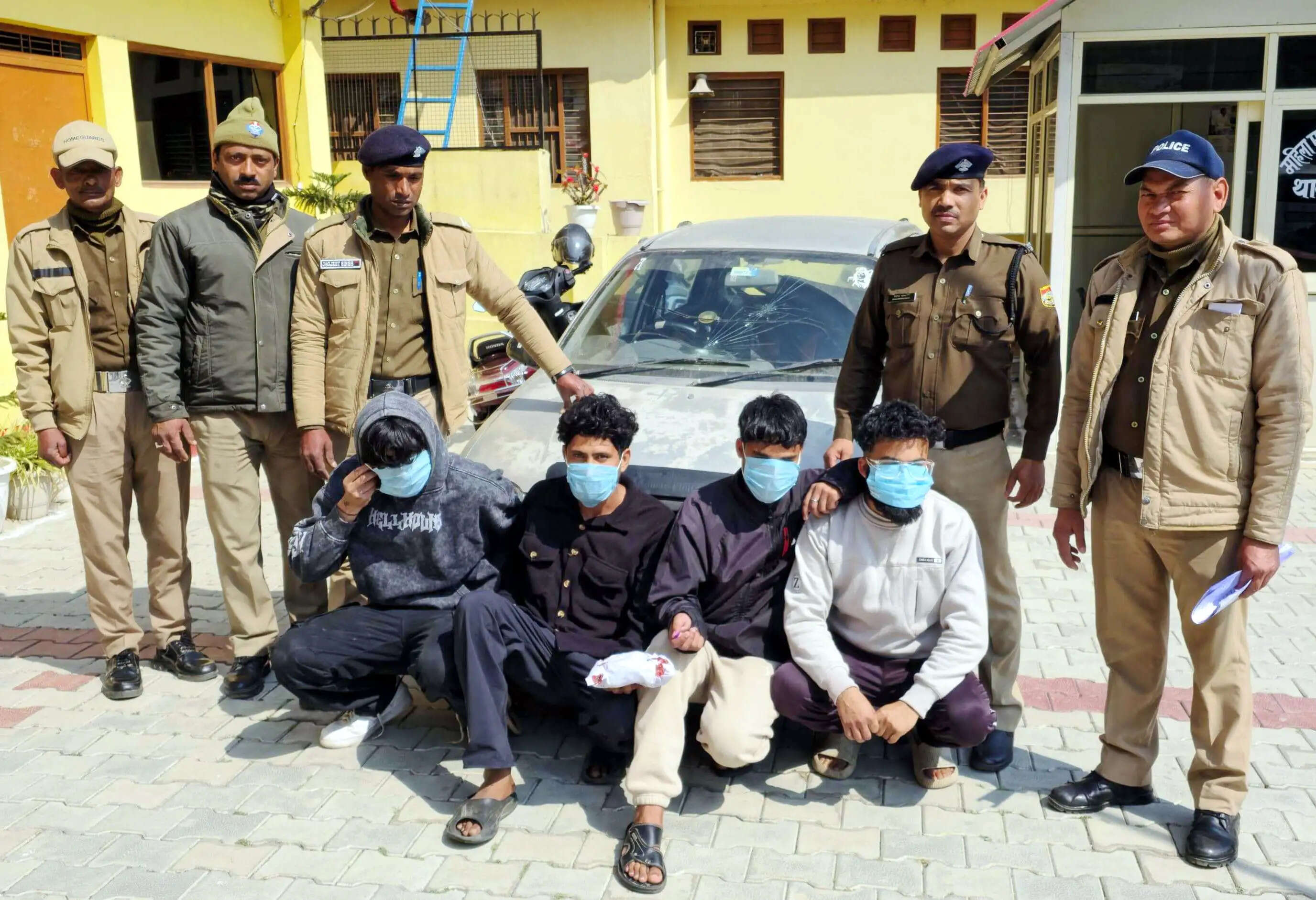 भीमताल क्षेत्र में 434 ग्राम चरस सहित 4 आरोपित गिरफ्तार