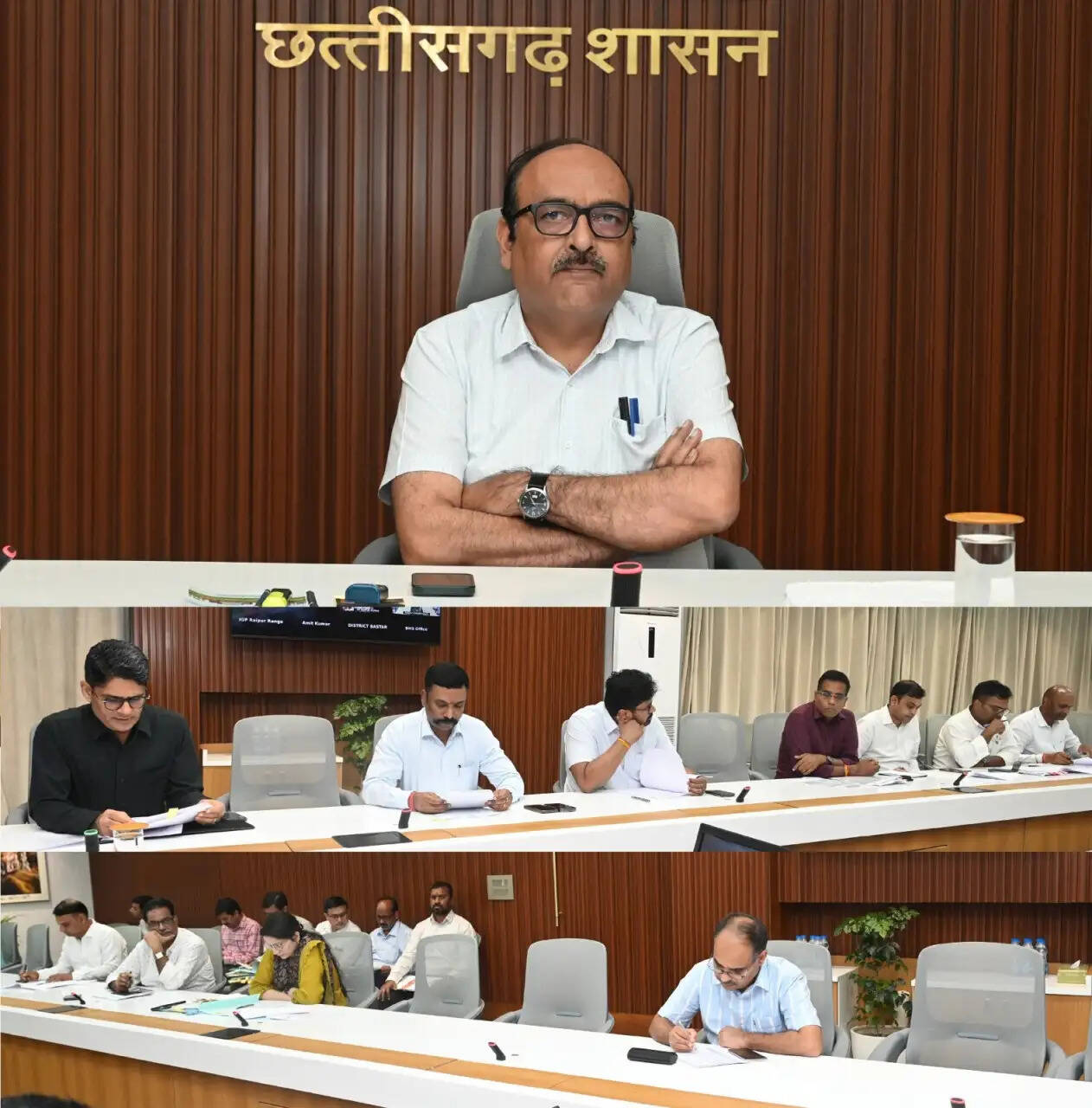 राष्ट्रपति के प्रस्तावित छत्तीसगढ़ प्रवास की तैयारियों को लेकर उच्चस्तरीय समीक्षा बैठक आयोजित
