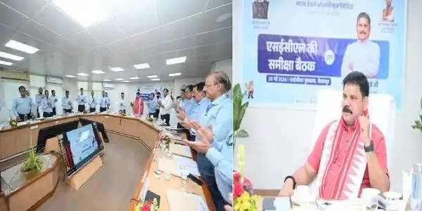 केंद्रीय कोयला एवं खान राज्य मंत्री ने एसईसीएल के कार्य संचालन की समीक्षा की