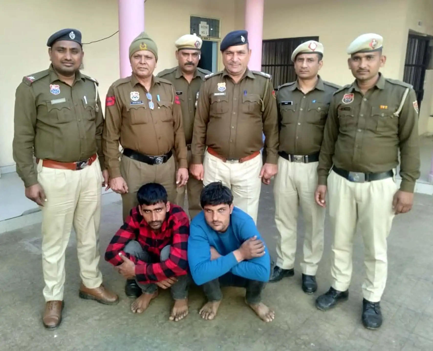 हिसार : राहगिरों से लूट करने वाले दो आरोपी चढ़े पुलिस के हत्थे