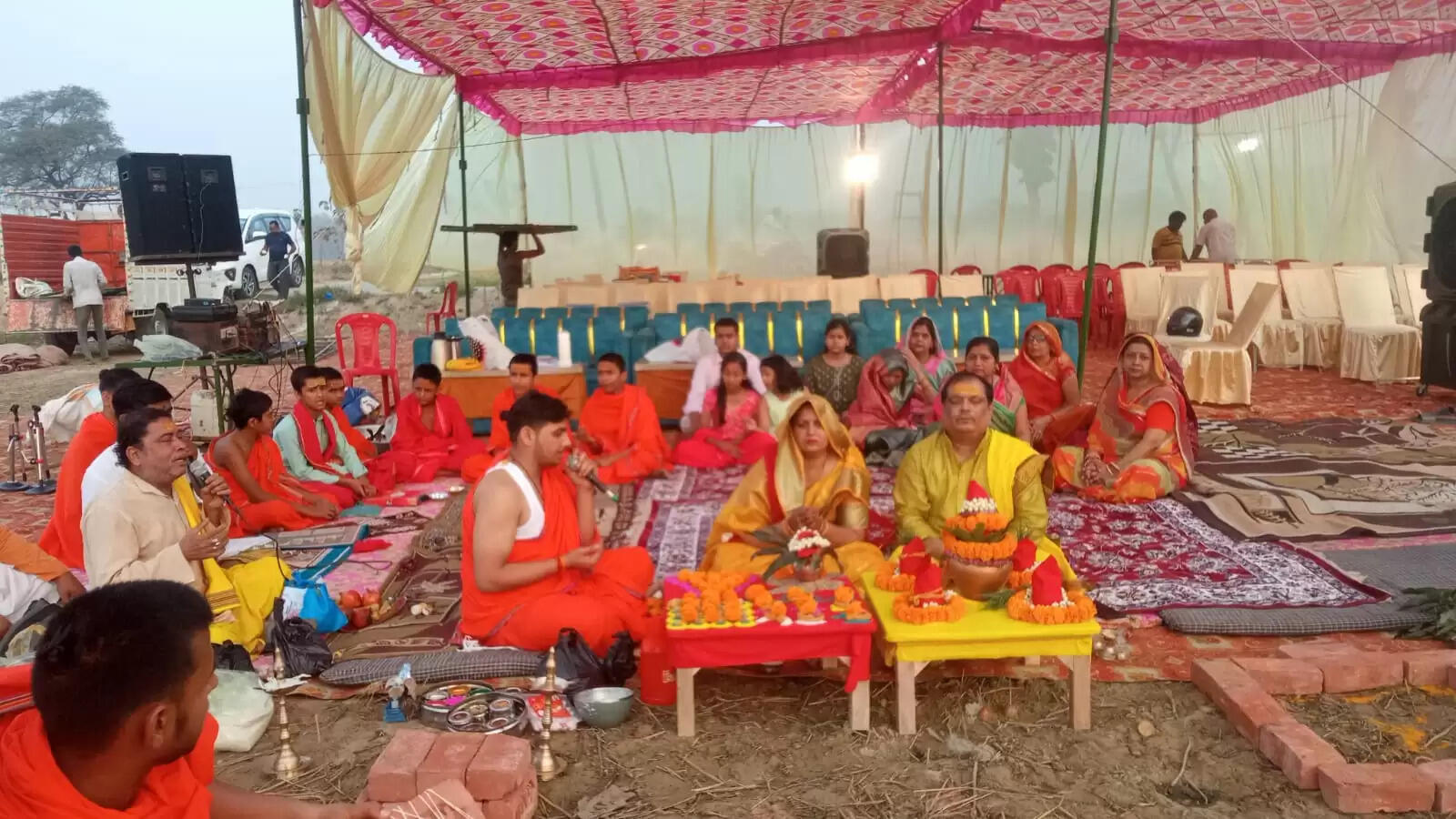 पूर्वांचल में वेद शिक्षा को नई दिशा : महर्षि सावर्ण्य वेद विद्यापीठ के स्थायी भवन का भूमि पूजन संपन्न