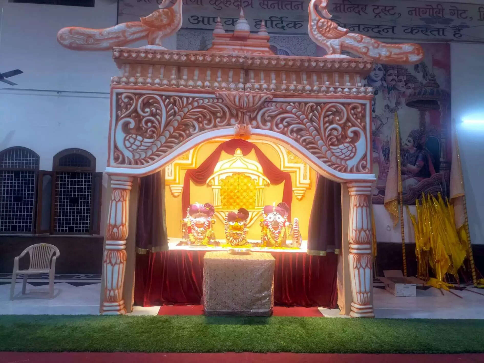 हिसार : भगवान जगन्नाथ नाै दिनों तक हनुमान मंदिर, नागोरी गेट में प्रवास करेंगे