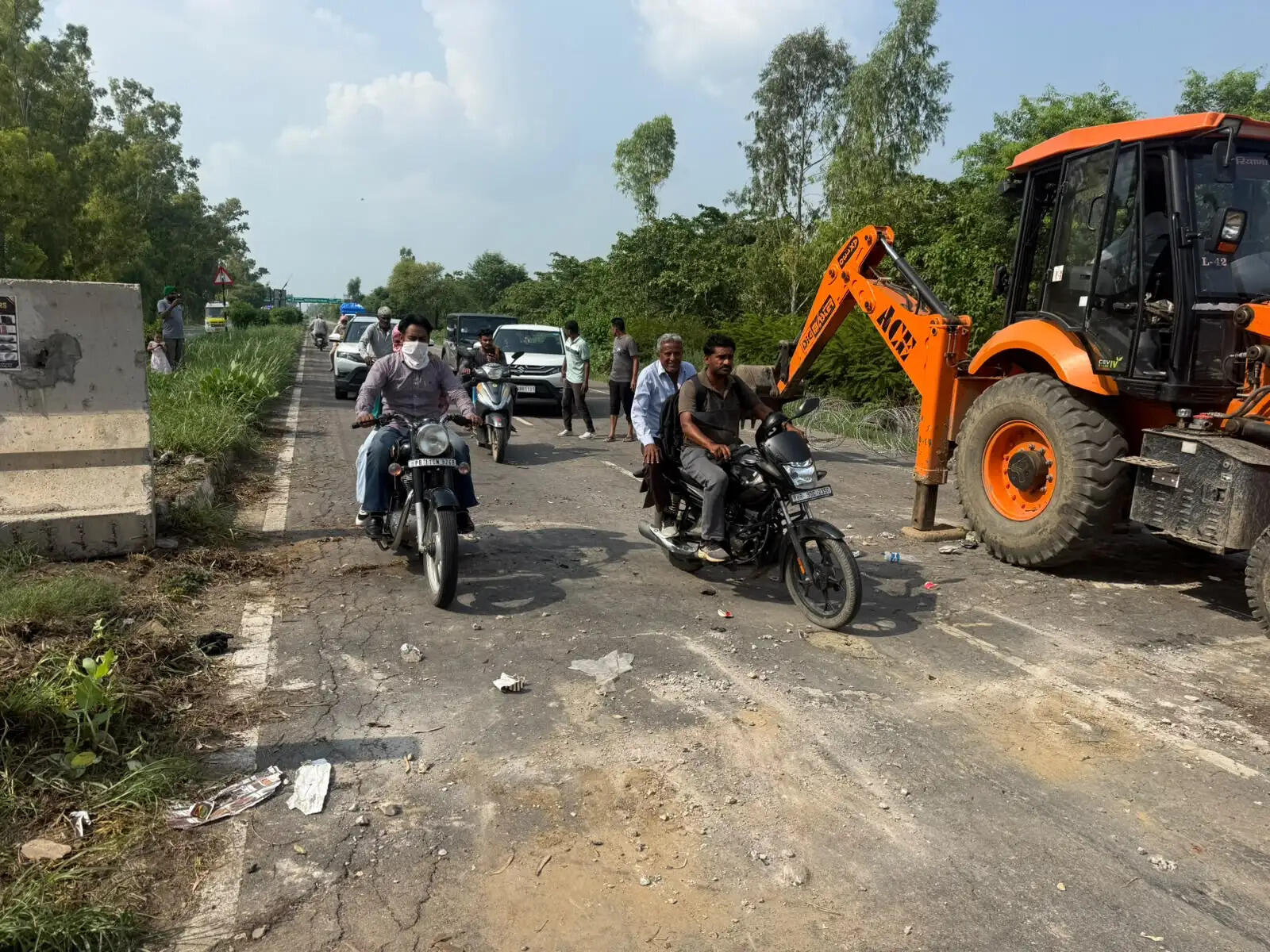जींद : हरियाणा व पंजाब के खनौरी-दाता सिंहवाला बॉर्डर पर किसानों का धरना समाप्त