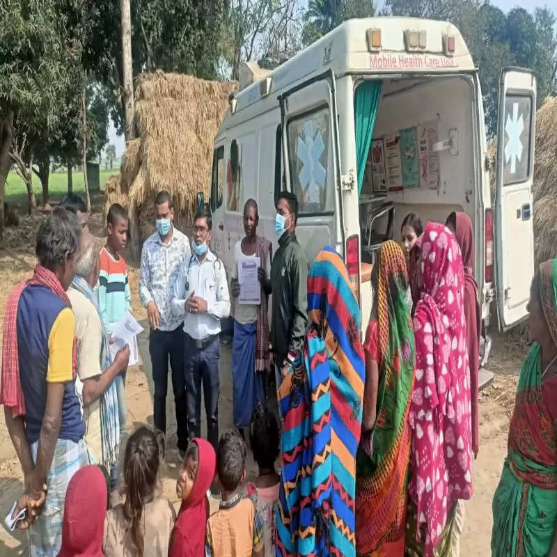 अदाणी फाउंडेशन ने महागामा के मधुचक और घाट गोरदहिया में लगाया स्वास्थ्य शिविर