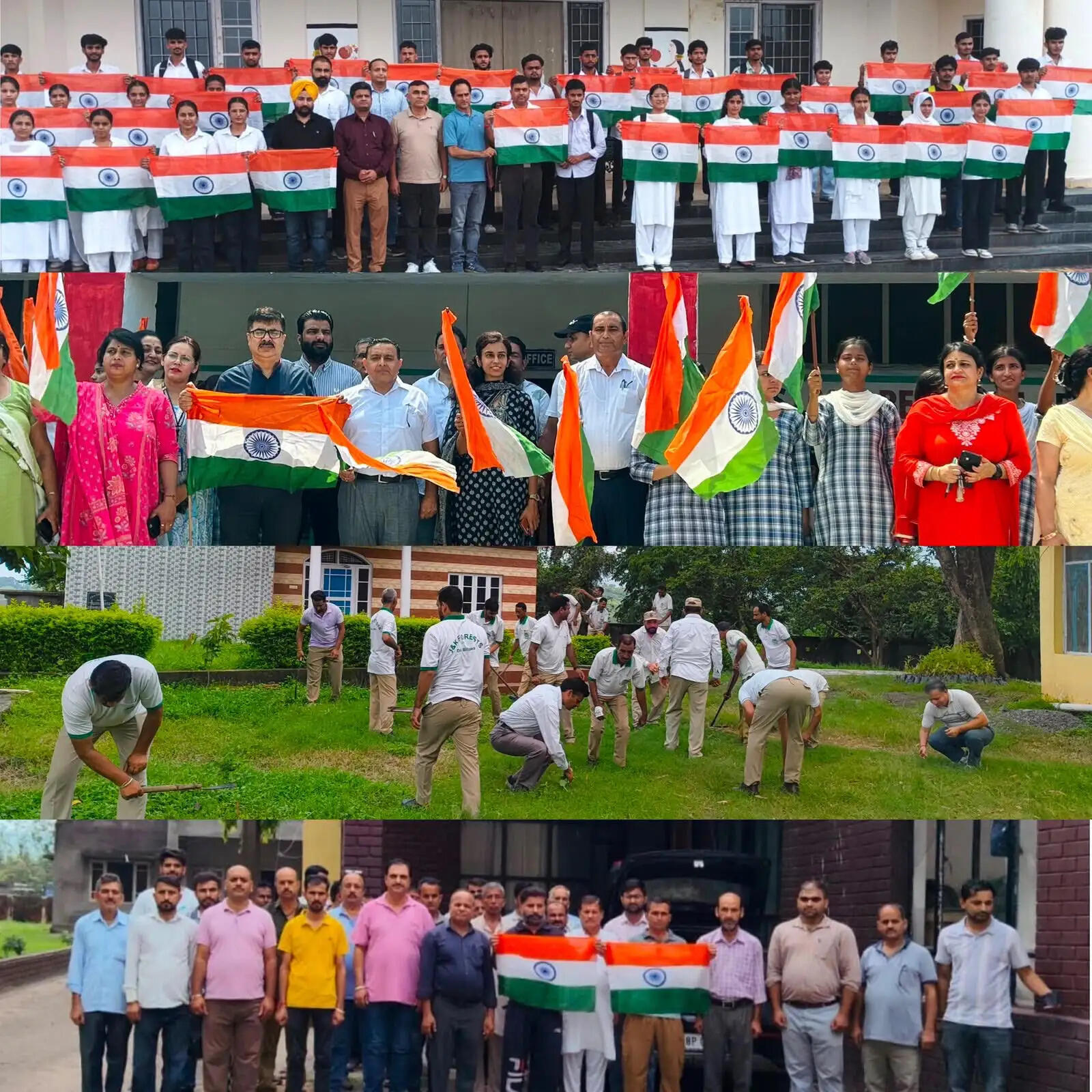 कठुआ में देशभक्ति और स्वच्छता का उत्साह, हर घर तिरंगा वंदे मातरम अभियान तेज
