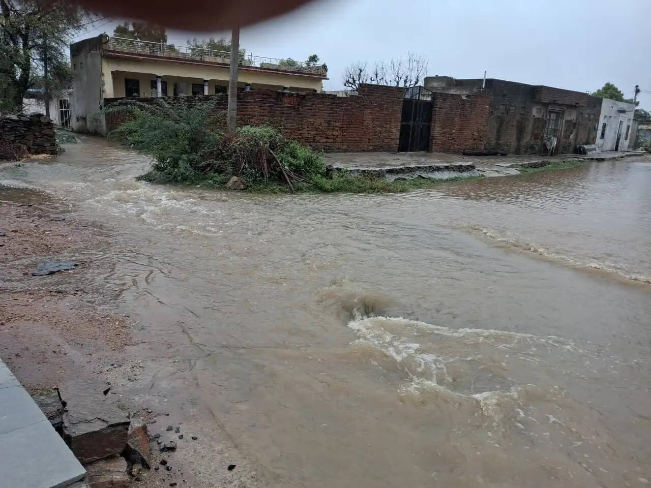 भीलवाड़ा में मानसून की दमदार वापसी, बदनोर में नौ, आसींद में छह इंच बारिश
