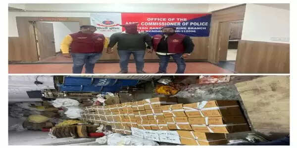 नकली इंजन ऑयल फैक्ट्री का भंडाफोड़, एक गिरफ्तार