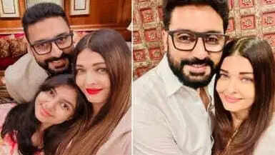 ऐश्वर्या राय के साथ नजर आए अभिषेक बच्चन, 'किंग' की शूटिंग से लिया ब्रेक