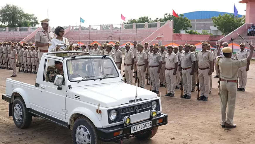 बीकानेर में स्वाधीनता दिवस समारोह का महाभ्यास