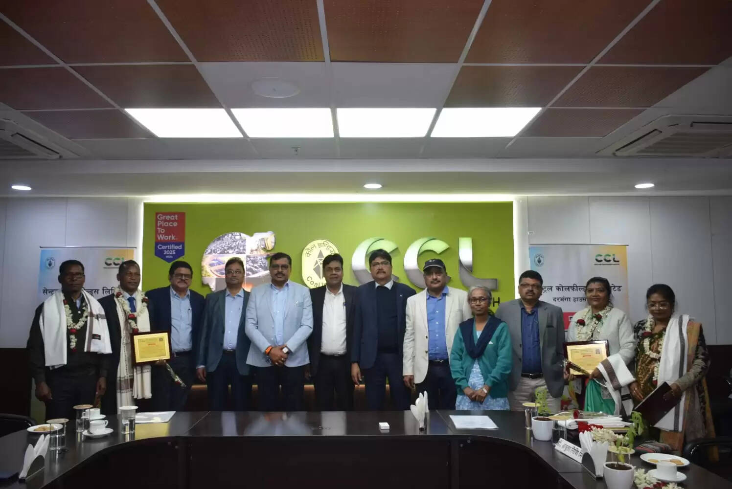 सीसीएल ने सेवानिवृत्त 118 कर्मियों को दी विदाई