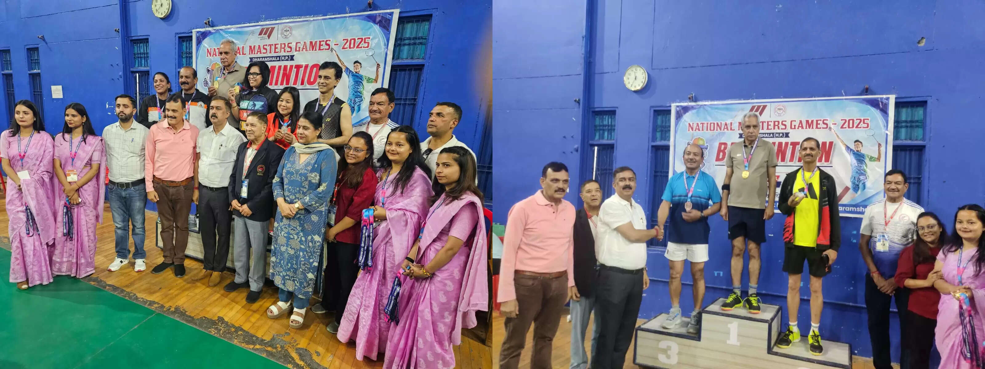 जम्मू-कश्मीर मास्टर्स बैडमिंटन टीम ने राष्ट्रीय खेलों में 12 पदक जीते