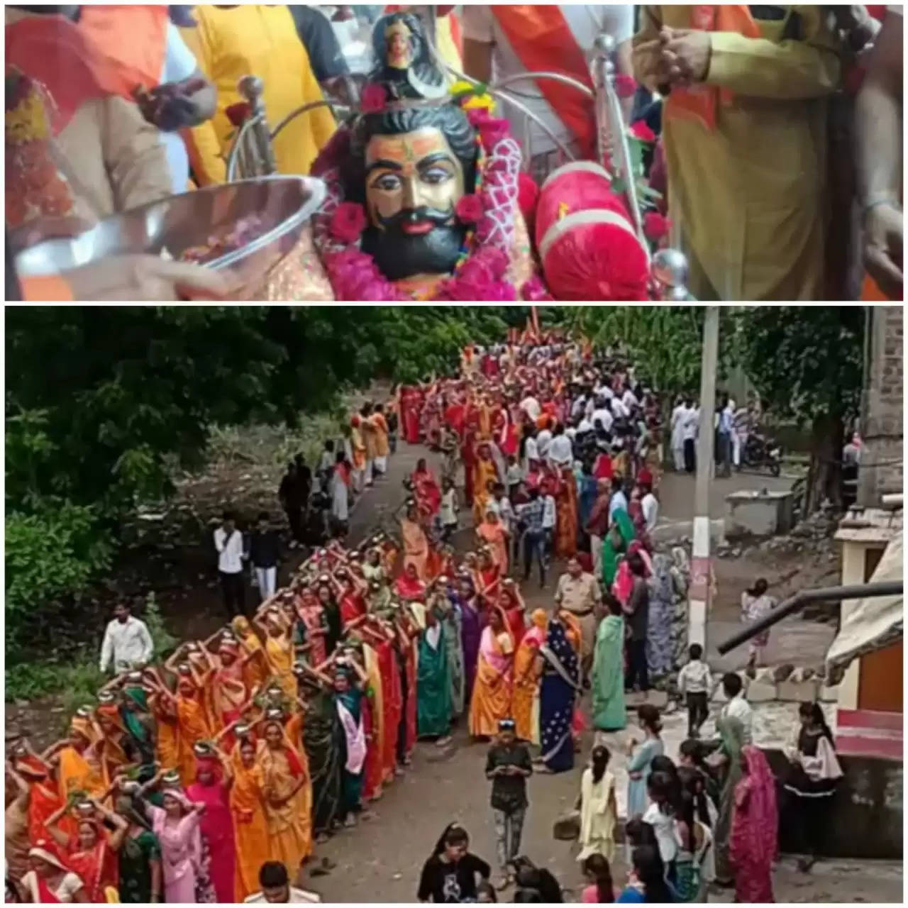 राजगढ़ः वटकेश्वर महादेव की निकली शाही सवारी, वेदमंत्रों के साथ किया जलाभिषेक