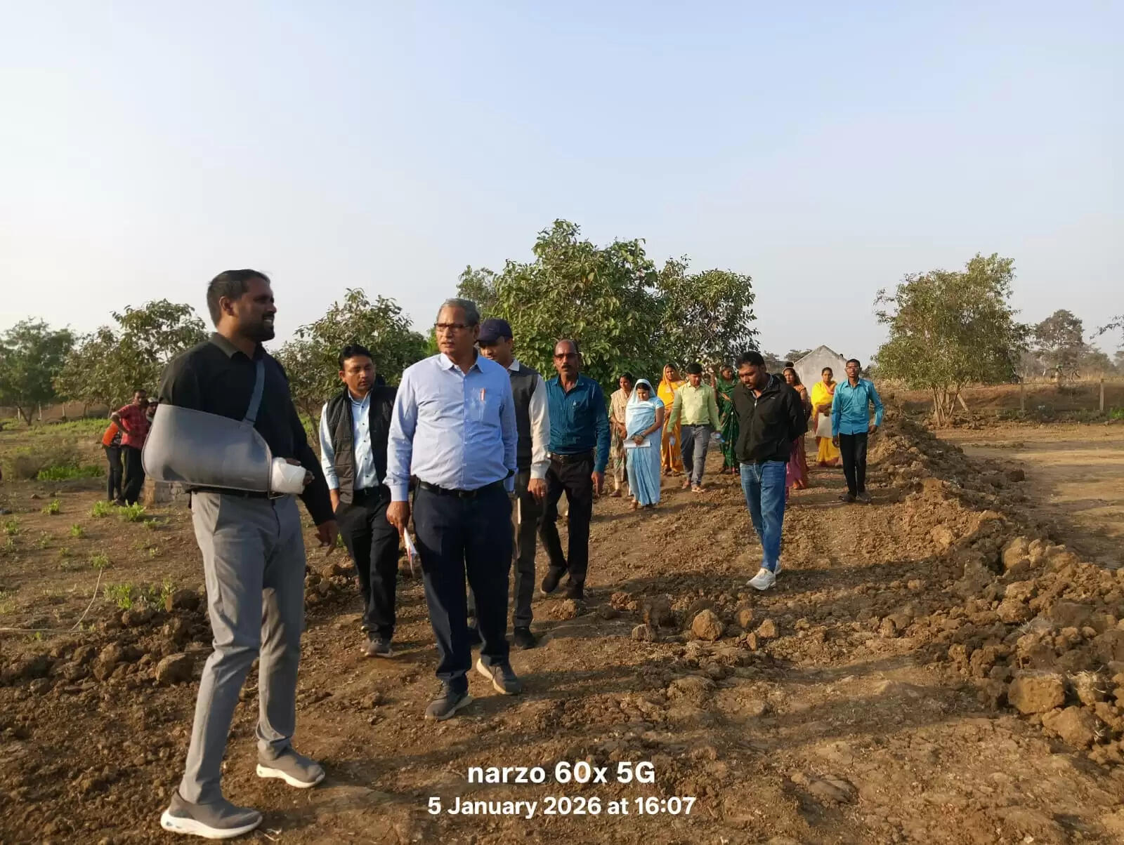 कलेक्टर ने कोटगांव औषधि बोर्ड नर्सरी का किया निरीक्षण