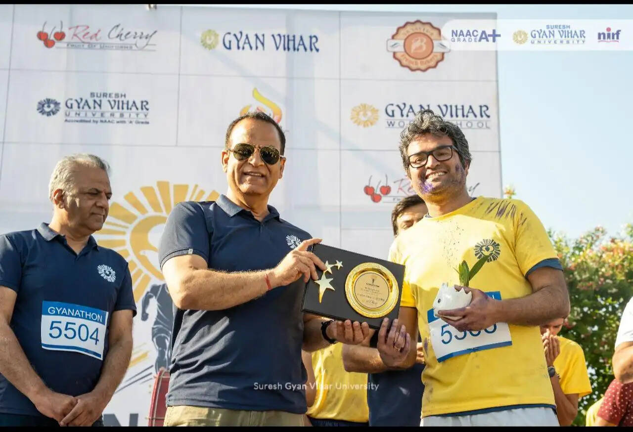 ज्ञानाथॉन 2026 में दौड़ा जयपुर: 1600 से अधिक प्रतिभागियों ने दिया फिटनेस का संदेश