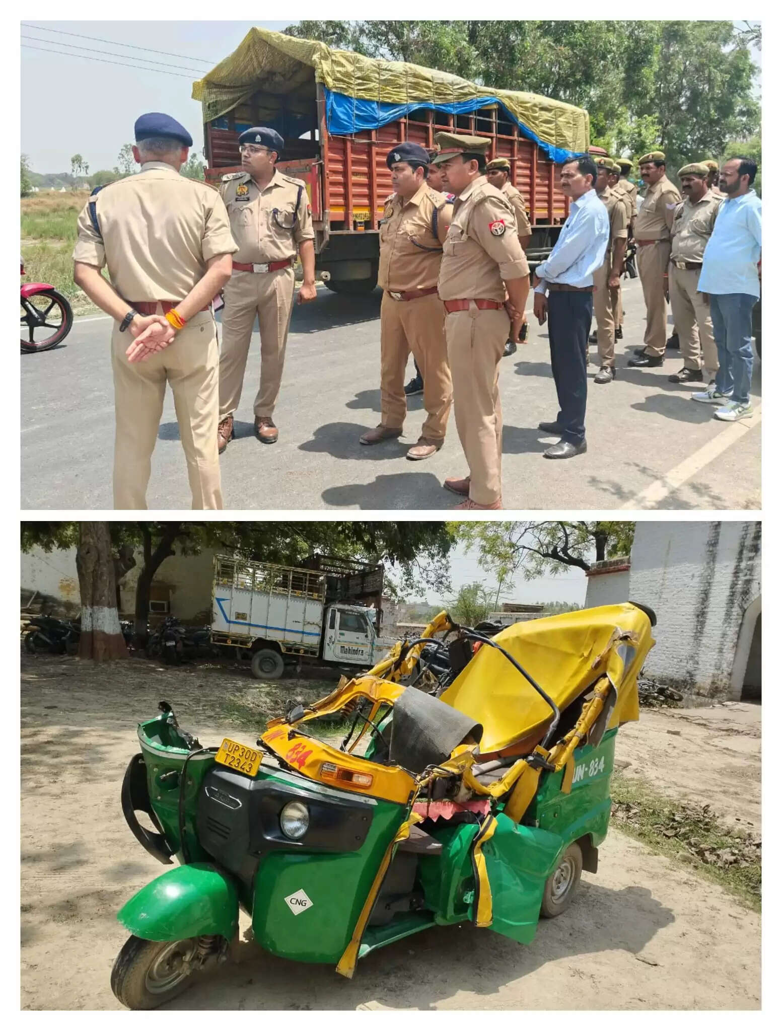 उत्तर प्रदेश में हुए सड़क हादसे में 16 लोगों की मौत, कई घायल