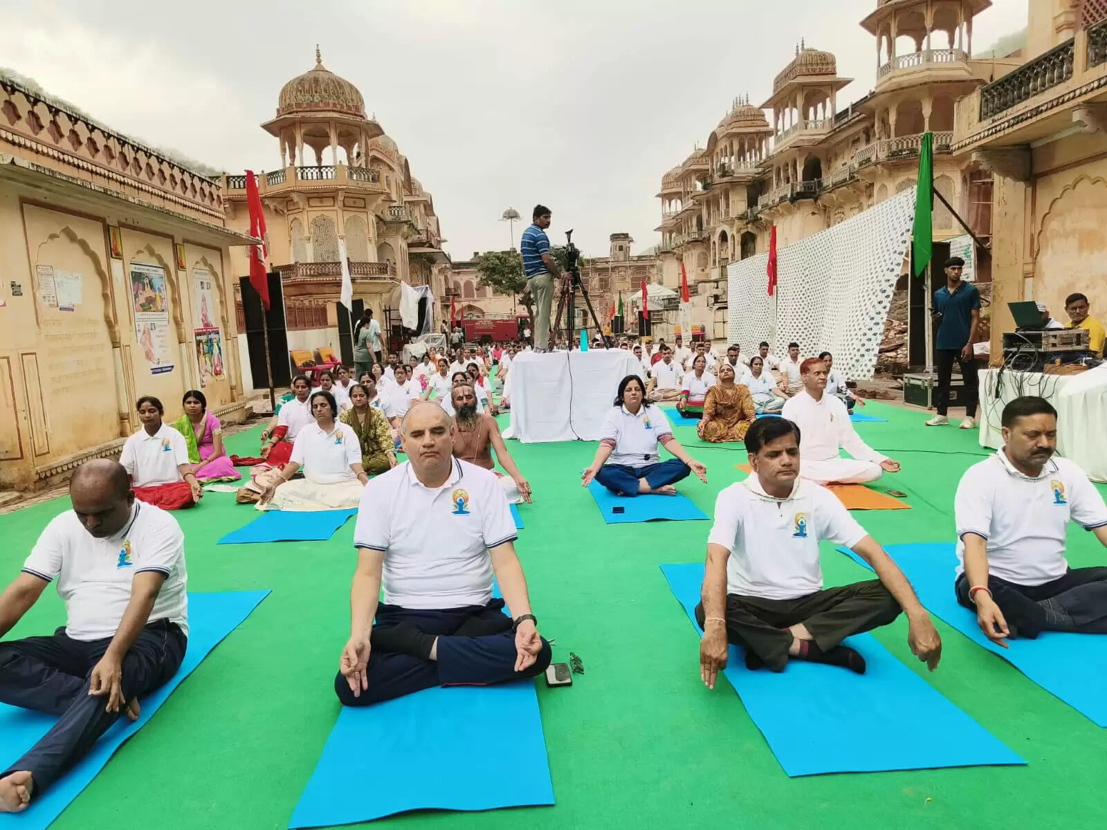 अन्तरराष्ट्रीय योग दिवस पर जयपुर में योग को लेकर आमजन में दिखा उत्साह