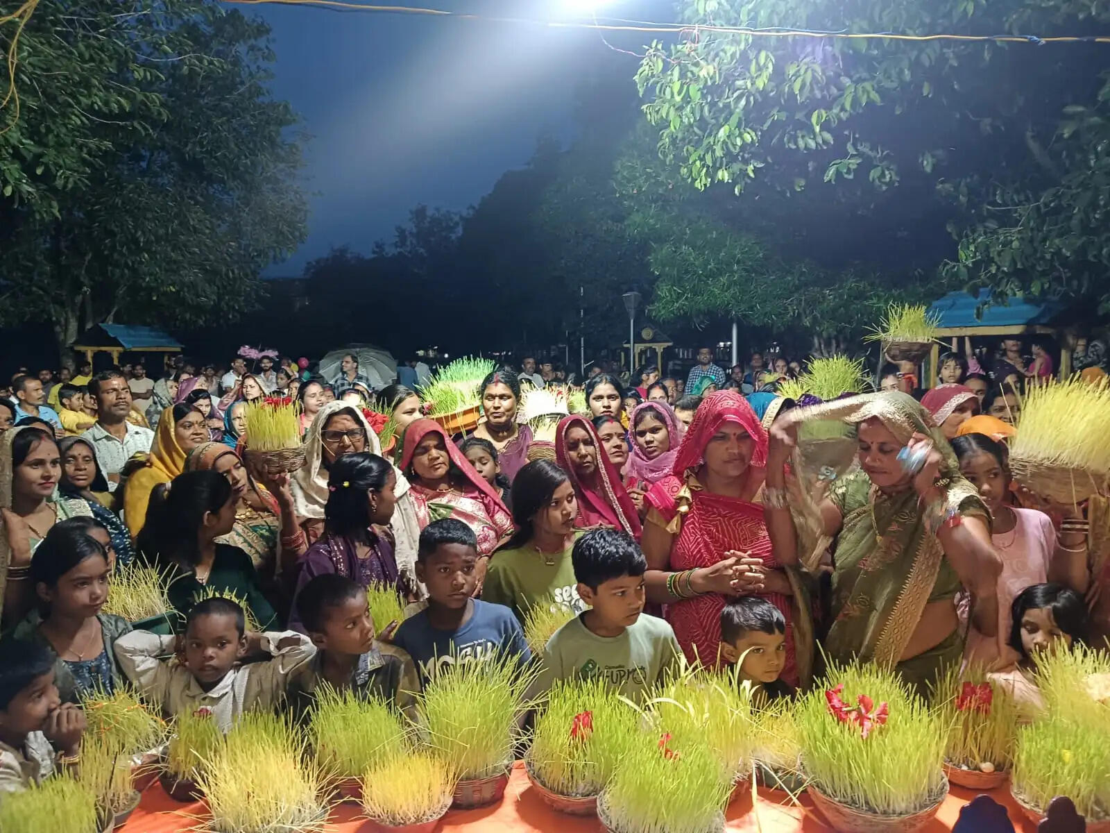 अनूपपुर: कजलियां पर्व: धूमधाम से मनाया गया कजलियों का त्योहार, बड़े-बुजुर्गों ने दिया छोटों को आशीर्वाद