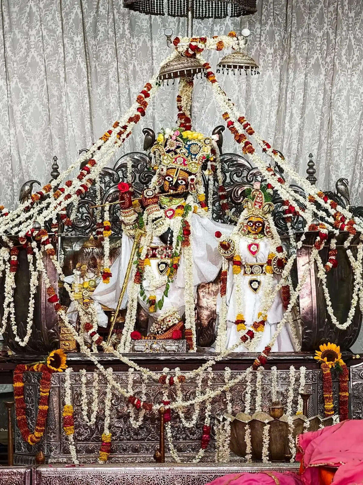 वैशाखी पूर्णिमा पर जलयात्रा का शुभारंभ: श्रीजी को चांदी की कमलाकार होदी में किया विराजमान