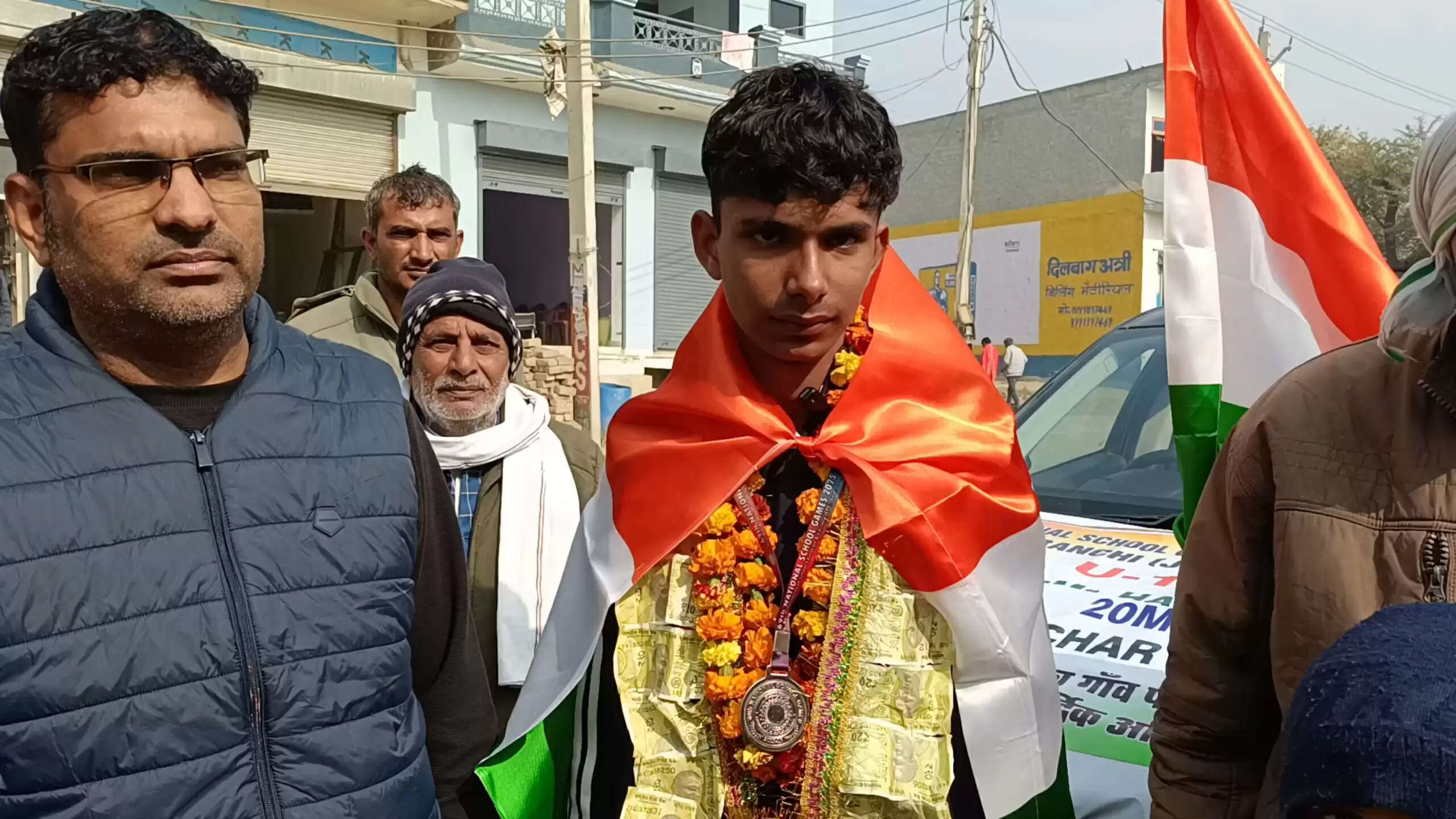 जींद : हर्षिल ने नेशनल स्कूल गेम्स में जीता सिल्वर मेडल