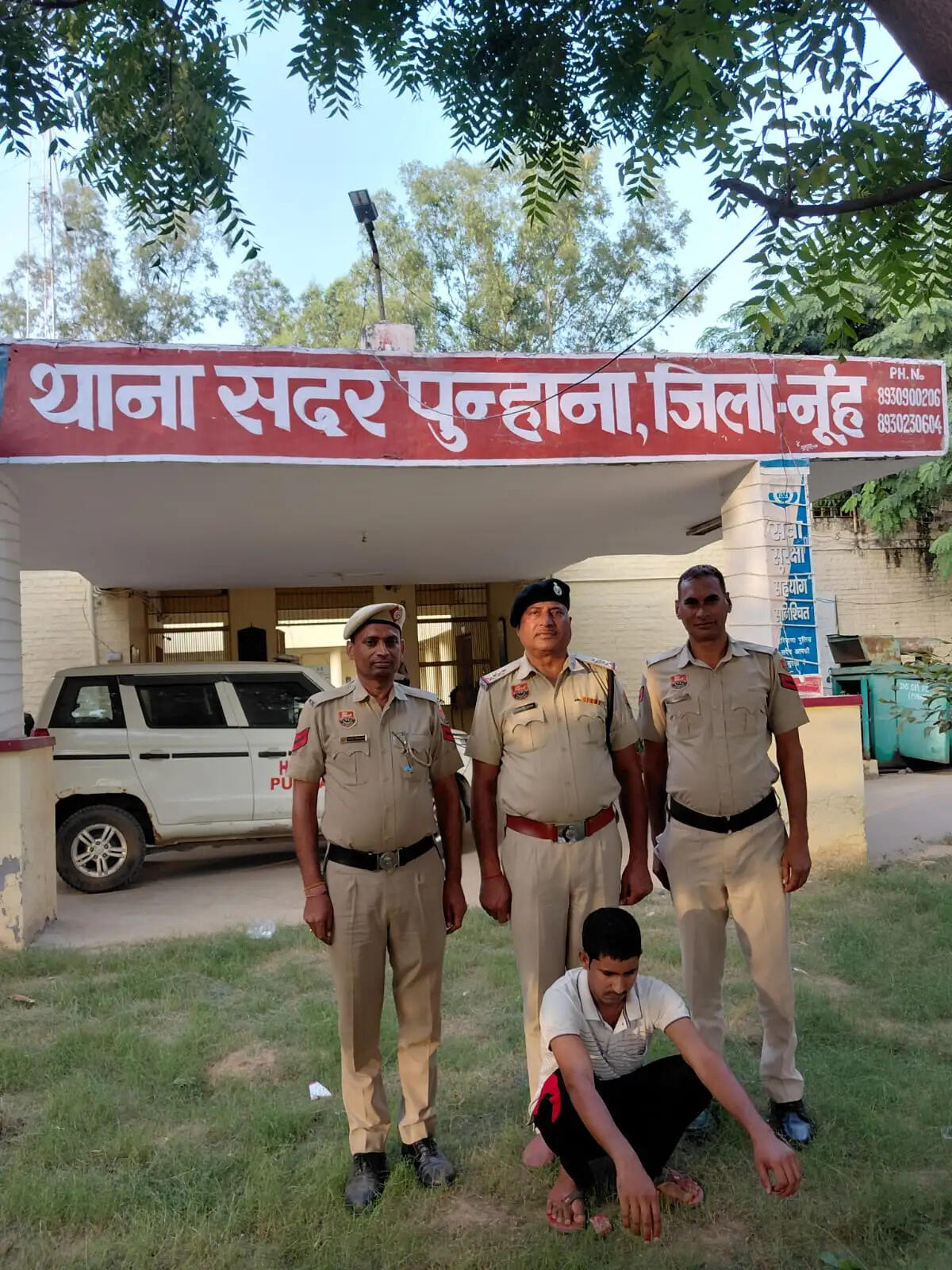 नूंह पुलिस ने चोरी के दस मामलों में वांछित आरोपी को पकड़ा