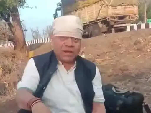 सिवनी:&nbsp;गाय को बचाने में विधायक की स्कॉर्पियो हादसे का शिकार, टक्कर के बाद लगी आग, बाल-बाल बचे तीनों सवार