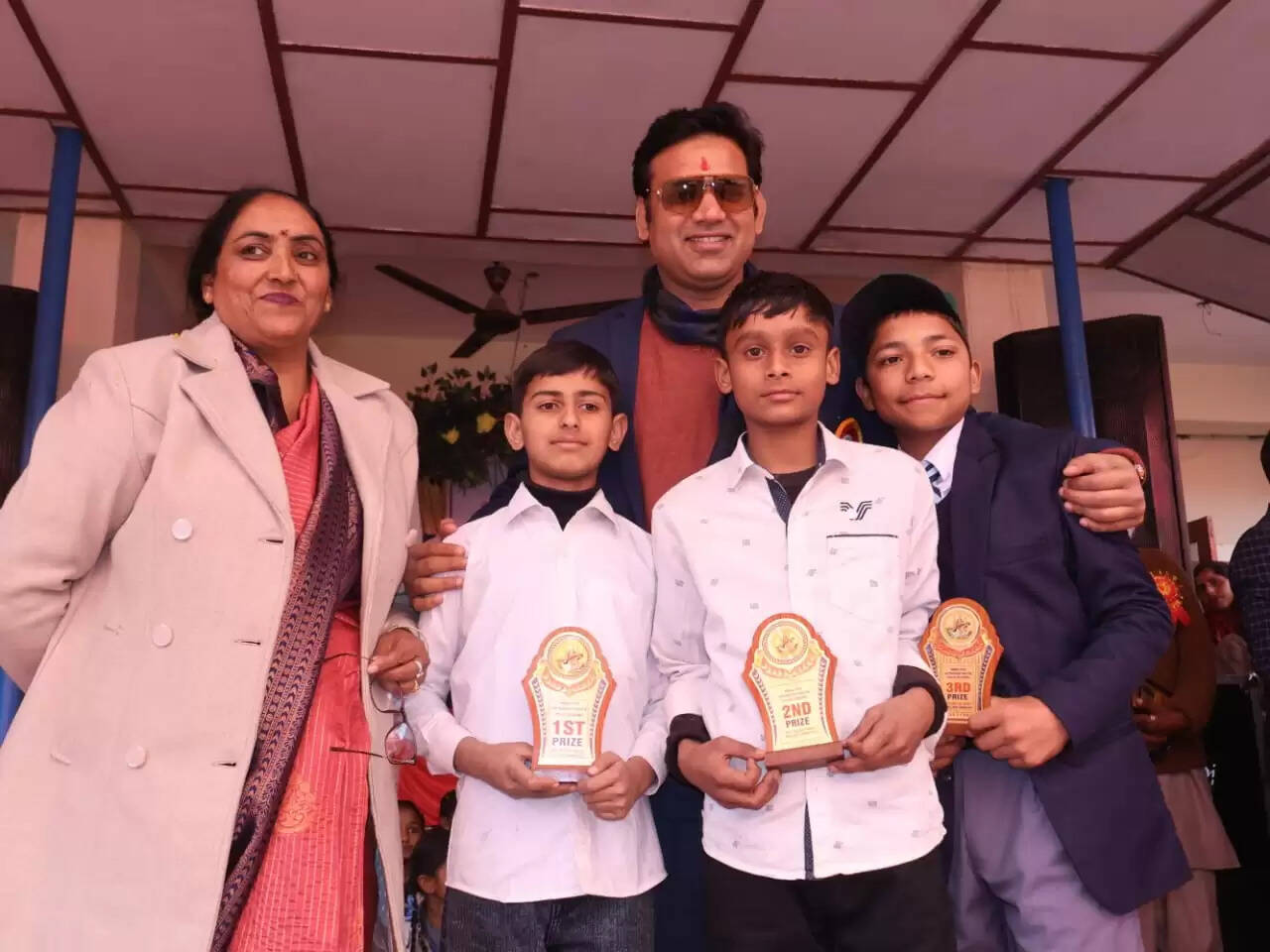 बाली ने नवाजे मेधावी छात्र, वार्षिक पुरस्कार वितरण समारोह में रहे मुख्यातिथि